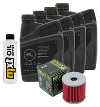 Paquete de inspección 4L 10W-40 + filtro de aceite para Hyosung GT S R Comet GV i Pro 650 ccm Año 2005 - 2009