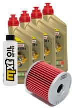 Paquete de inspección 4L 10W-40 + filtro de aceite para Hyosung GT S R Comet GV i Pro 650 ccm Año 2005 - 2009