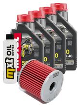 Inspectiepakket 4L 10W-40 + oliefilter voor Hyosung GT S R Comet GV i Pro 650 ccm Bj. 2005 - 2009