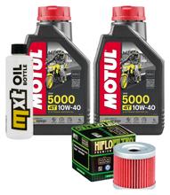 Paquete de inspección 2L 10W-40 y filtro de aceite para Hyosung GV Aguila Classic 125 ccm Año 2005