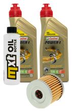 Paquete de inspección 2L 10W-40 y filtro de aceite para Hyosung GV Aguila Classic 125 ccm Año 2013 - 2014