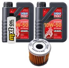 Pacchetto di ispezione 2L 10W-50+filtro olio per Hyosung GV Aguila Classic 250 ccm Anno 2004 - 2007