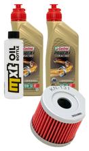 Inspectiepakket 2L 10W-50 + Oliefilter voor Hyosung XRX Offraod GV Aguila Classic 125 / 250 ccm Bj. 2000 - 2008