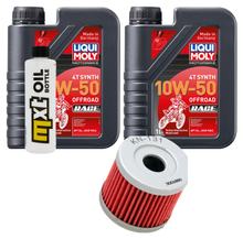 Paquete de inspección 2L 10W-50+filtro de aceite para Hyosung Karion 125 ccm Año 2004 - 2006