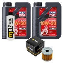 Paquete de inspección 2L 10W-50+filtro de aceite para Hyosung Karion 125 ccm Año 2004 - 2006