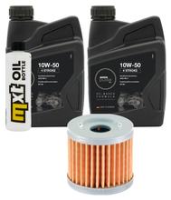 Paquete de inspección 2L 10W-50+filtro de aceite para Hyosung Karion 125 ccm Año 2004 - 2006