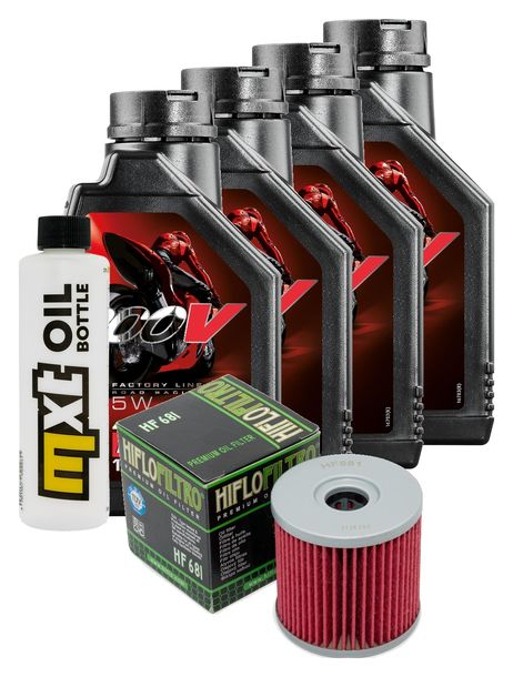 Inspektionspaket 4L 5W-40 + Ölfilter für Hyosung ST i 700 ccm Bj. 2014 - 2016