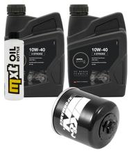 Inspectiepakket 2L 10W-40 + oliefilter + 2x bougie voor Kawasaki ER-6 N F 650 ccm Bj. 2006
