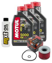 3L 10W-40 inspection package+ oil filter for Kawasaki GPX R GPZ RX 600 / 1000 ccm Year 1986 - 1994