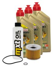 Pacchetto di ispezione 3L 10W-40+filtro olio per Kawasaki GPX R GPZ 600 / 900 ccm Anno 1990 - 1995