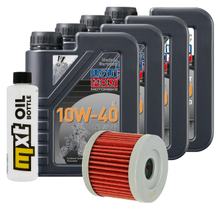 Inspektionspaket 4L 10W-40 + Ölfilter für Honda CB F Bol d´Or F1, Kawasaki GPZ 750 / 1100 ccm Bj. 1976 - 1982