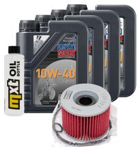 Paquete de inspección 4L 10W-40 + filtro de aceite para Kawasaki GPZ R 750 ccm Año 1984