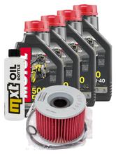Inspektionspaket 4L 10W-40 + Ölfilter für Kawasaki GPZ R 750 ccm Bj. 1984