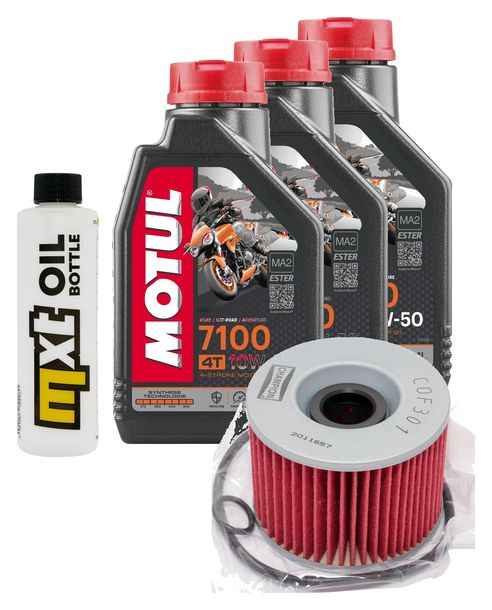 Inspektionspaket 3L 10W-50 + Ölfilter für Kawasaki GPZ R 900 ccm Bj. 1994