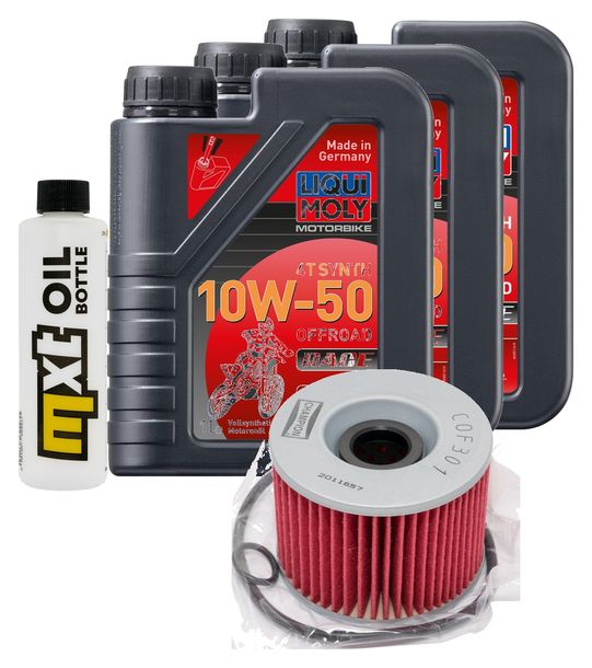 Inspektionspaket 3L 10W-50 + Ölfilter für Kawasaki GPZ R 900 ccm Bj. 1994