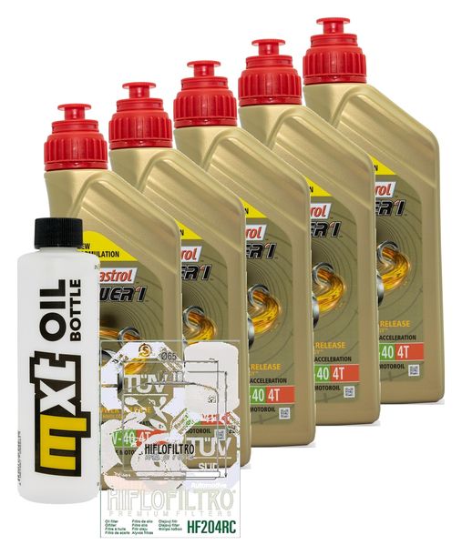 Inspection package 5L 10W-40 + oil filter for Kawasaki GTR ABS 1400 ccm Year 2007