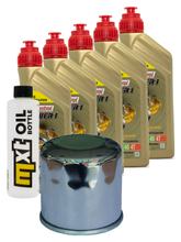Inspektionspaket 5L 10W-40 + Ölfilter für Kawasaki GTR ABS 1400 ccm Bj. 2007