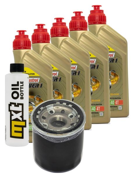 Inspektionspaket 5L 10W-40 + Ölfilter für Kawasaki GTR ABS 1400 ccm Bj. 2008 - 2014