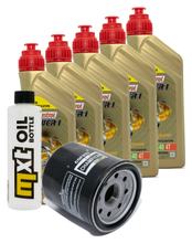 Pacchetto di ispezione 5L 10W-40 + filtro olio per Kawasaki GTR ABS 1400 ccm Anno 2008 - 2014