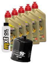 Inspection package 5L 10W-40 + oil filter for Kawasaki GTR ABS 1400 ccm Year 2008 - 2014