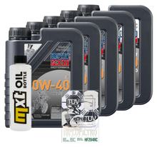 Pacchetto di ispezione 5L 10W-40 + filtro olio per Kawasaki GTR ABS 1400 ccm Anno 2008 - 2014