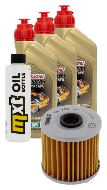 Inspektionspaket 3L 10W-50 + Ölfilter für Kawasaki KLR 650 ccm Bj. 2004