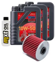 Pacote de Inspeção 3L 10W-50 + filtro de óleo para Kawasaki KLR 650 ccm Ano 2004