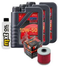 Pacote de Inspeção 3L 10W-50 + filtro de óleo para Kawasaki KLR 650 ccm Ano 2004