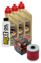 Pacote de Inspeção 3L 10W-50 + filtro de óleo para Kawasaki KLR 650 ccm Ano 2004