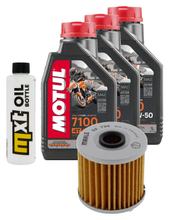Pacote de Inspeção 3L 10W-50 + filtro de óleo para Kawasaki KLR 650 ccm Ano 2004