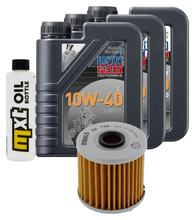 Pacote de Inspeção 3L 10W-40 + Filtro de Óleo para Kawasaki KLR KLX R 650 ccm Ano de Fabricação 1993 - 2003