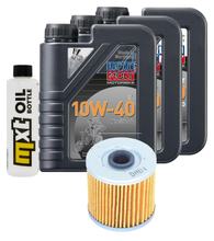 Inspektionspaket 3L 10W-40 + Ölfilter für Kawasaki KLR KLX R 650 ccm Bj. 1993 - 2003
