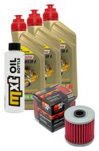 Paquete de inspección 3L 10W-40 con filtro de aceite para Kawasaki KLR KLX R 650 ccm Año 1993 - 2003