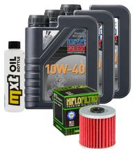 Pacote de Inspeção 3L 10W-40 + Filtro de Óleo para Kawasaki KLR Tengai 650 ccm Ano. 1989 - 1991