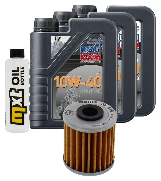 3L 10W-40 inspection package+ oil filter for Kawasaki KLV 1000 ccm Year 2004 - 2005