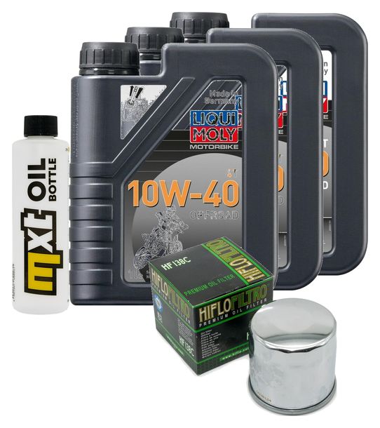 3L 10W-40 inspection package+ oil filter for Kawasaki KLV 1000 ccm Year 2004 - 2005