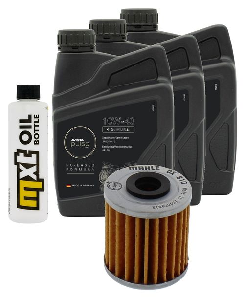 3L 10W-40 inspection package+ oil filter for Kawasaki KLV 1000 ccm Year 2004 - 2005