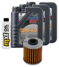 Inspectiepakket 3L 10W-40 + Oliefilter voor Kawasaki KLV 1000 ccm Bj. 2004 - 2005