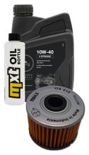 Inspektionspaket 1L 10W-40 + Ölfilter für Kawasaki KLX D-Tracker 125 ccm Bj. 2010 - 2012