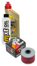 Pacchetto di ispezione 1L 10W-40+filtro olio per Kawasaki KLX D-Tracker 125 ccm Anno 2010 - 2012
