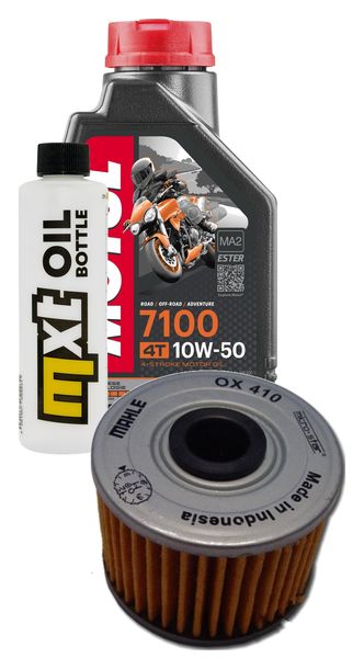 Inspektionspaket 1L 10W-50 + Ölfilter für Kawasaki KLX D-Tracker 125 ccm Bj. 2013