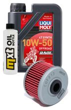 Inspektionspaket 1L 10W-50 + Ölfilter für Kawasaki KLX D-Tracker 125 ccm Bj. 2013