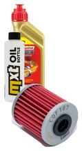 Paquete de inspección 1L 5W-40 con filtro de aceite para Kawasaki KX F 250 ccm Año 2010 - 2014