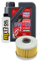 Inspektionspaket 1L 5W-40 + Ölfilter für Kawasaki KX F 250 ccm Bj. 2010 - 2014
