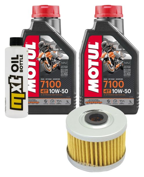 Inspektionspaket 2L 10W-50 + Ölfilter für Kawasaki KX F 250 ccm Bj. 2004 - 2008