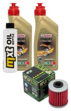 Pacote de Inspeção 2L 10W-50 + Filtro de Óleo para Kawasaki KX F 250 ccm Ano Fabricação. 2004 - 2008