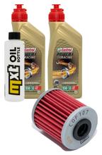 Pacote de Inspeção 2L 10W-50 + Filtro de Óleo para Kawasaki KX F 250 ccm Ano Fabricação. 2004 - 2008