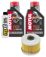 Pacote de Inspeção 2L 10W-50 + Filtro de Óleo para Kawasaki KX F 250 ccm Ano Fabricação. 2004 - 2008