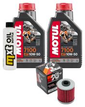 Pacote de Inspeção 2L 10W-50 + Filtro de Óleo para Kawasaki KX F 250 ccm Ano Fabricação. 2004 - 2008
