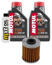 Pacote de Inspeção 2L 10W-50 + Filtro de Óleo para Kawasaki KX F 250 ccm Ano Fabricação. 2004 - 2008